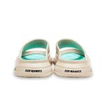 Шлепанцы унисекс Run Manner, белый/зеленый - фото 5