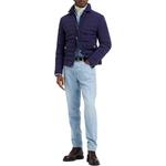 Утепленная рубашка-куртка Brunello Cucinelli, индиго - фото 4