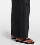 Азура хлопковые брюки с широкими штанинами SIR, черный - фото 5