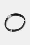 Кожаный браслет Medicine, черный - фото