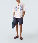 Вышитая рубашка Commas, белый - фото 2