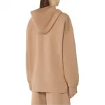 Толстовка Max Mara с вышитым логотипом MaxMara, коричневый - фото 4