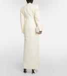 Двубортное шерстяное пальто Wardrobe.Nyc, белый - фото 3