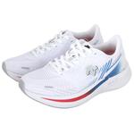 Кроссовки Enerzite Running Unisex Low-top White/Blue/Red Descente - фото 3