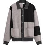 ZARA Свитер мужской серый/blue - фото