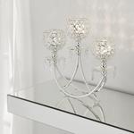 Подсвечник Ambia Home серебристый, 38/10/33 см - фото 2