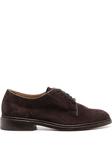 Туфли оксфорды с миндалевидным носком Tricker's, коричневый - фото