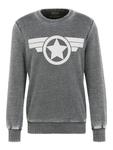 Толстовка Re:Covered Sweatshirt Marvel Captain America, серый - фото