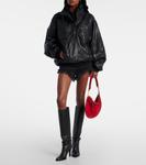 Сапоги кожаные Ieva Button 90 до колена Isabel Marant, черный - фото 3