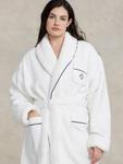 Длинный халат Polo Ralph Lauren  Bathrobe, белый - фото 2