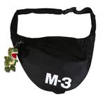 DCLOUD Нейлоновая наплечная сумка унисекс черная, Black Large Size - фото