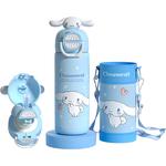 Термостакан Sanrio, double cup-синий cinnamoroll+cup brush+shopping bag - фото 8