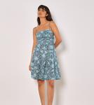 Мини платье Apricot, Blue/Turquoise - фото 5