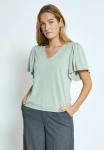 Футболка Minus RIANNE V-NECK, Reseda/Light Green - фото