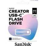 SanDisk 512GB Creator Series USB-C Flash Drive SDCZ75C-512G-G46 - фото 5