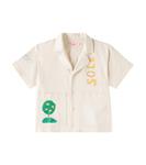 Рубашка из хлопкового твила Artsy Tree Tinycottons, Vanilla - фото