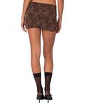 Мини-юбка Edikted Edin с леопардовым принтом, мультиколор - фото 3