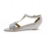 Сандалии Laaris Wedge Bellini, White - фото 3