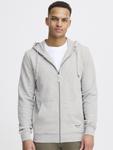Худи с капюшоном на молнии INDICODE JEANS Playno, Light grey - фото 2