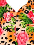 Рубашка King Kameha Leopard Flowers, оранжевый - фото 3