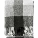 Моющееся шерстяное одеяло Eco-Wise с бахромой Pendleton, цвет Black/Ivory - фото