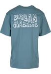 Рубашка Urban Classics Shiny, цвет Blue/Dusty blue - фото 3
