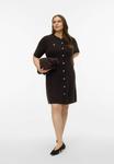 Платье Vero Moda Curve AWCPICCO, Chocolate Torte/Brown - фото 2