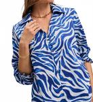 Блузка Alexis в синем цвете Foxcroft - фото