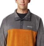 Columbia мужская куртка Steens Mountain Half Snap, Burnished Amber, Shark - фото 3