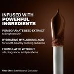 Консилер Filter Effect Soft Radiance Morphe, Deep 40 (cool, deepest with red undertones) - фото 5