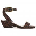 Босоножки на каблуке Savini Franco Sarto, tan leopard print fabric - фото 2