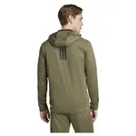 Толстовка adidas Train Essentials Seasonals full zip, зеленый - фото 2