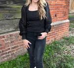 Топ Arabella в черном цвете Design History - фото 3