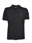 Поло U.S. Polo Assn., черный - фото