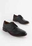 Деловые туфли на шнуровке CONTRAST BROGUE Next, цвет black - фото 2