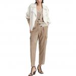 Кардиган с V-образным вырезом Brunello Cucinelli, хаки - фото 7