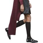 Носки женские Chanel выше колена, черный - фото 2