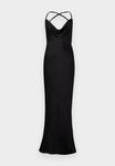 Платье Norma Kamali CROSS BACK BIAS GOWN TRAIN, Black - фото 6