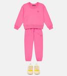 Хлопковые спортивные штаны Mini Frack Face Acne Studios, розовый - фото 2