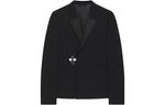 Givenchy Замок U Длинный рукав Блейзер, Black - фото 3