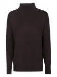 Свитер с воротником-гольф Drumohr, коричневый - фото