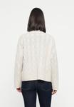 Кардиган Tommy Hilfiger SOFT CABLE CARDI, Heather Oatmilk/White - фото 3