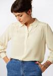 Блуза King Louie Button-down blouse, Ivory/Beige - фото 4