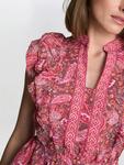 Платье Lilat Boho в стиле пейсли Gina Bacconi, Brown/Pink - фото 6