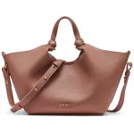 Сумка-тоут DKNY Paula Small, коричневый - фото