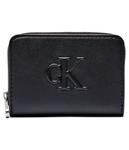 Кошелек женский Calvin Klein Jeans с логотипом, черный - фото