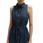 Платье без рукавов Lee 112377049, синий - фото 4