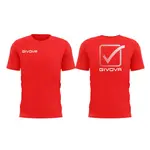 Футболка Givova Cubo, красный - фото