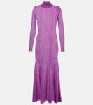 Платье макси из джерси Tom Ford, розовый - фото