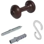 Держатель для штор, 7 см Liedeco, Nussbaum - фото